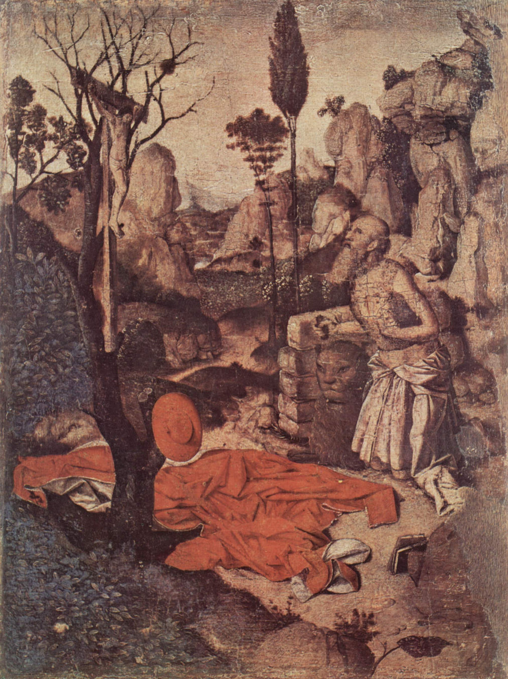 Saint Jérôme pénitent dans le désert - Antonello de Messine - Alpha Reproduction