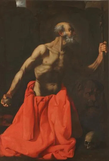 Saint Jérôme pénitent - Francisco de Zurbarán