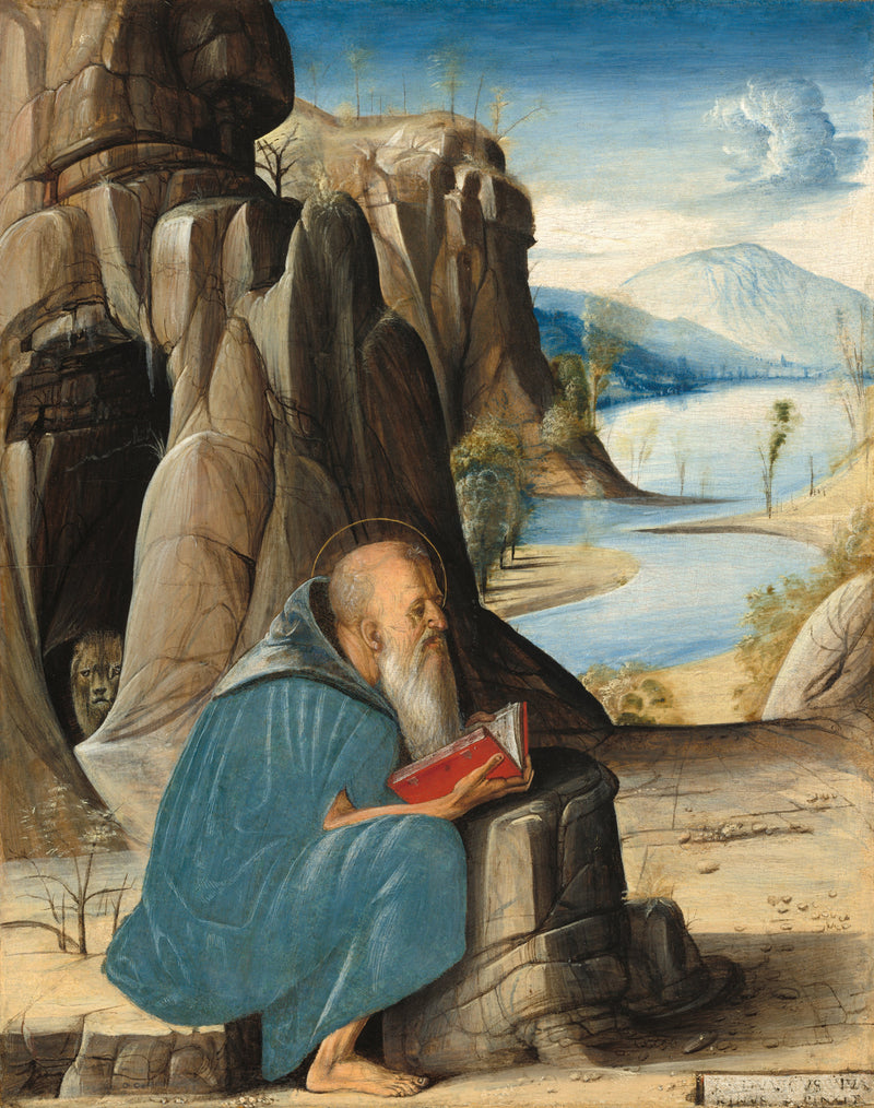 Saint Jérôme Reading - Alvise Vivarini