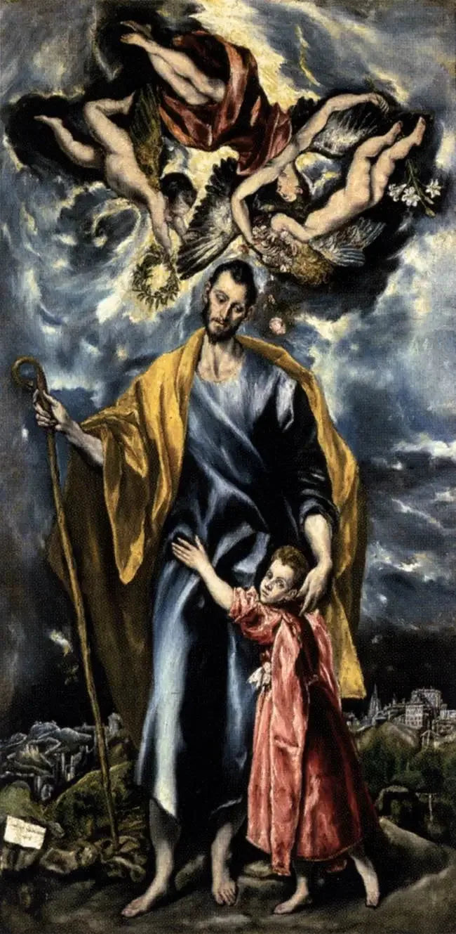 Saint Joseph et l'Enfant Jésus - El Greco