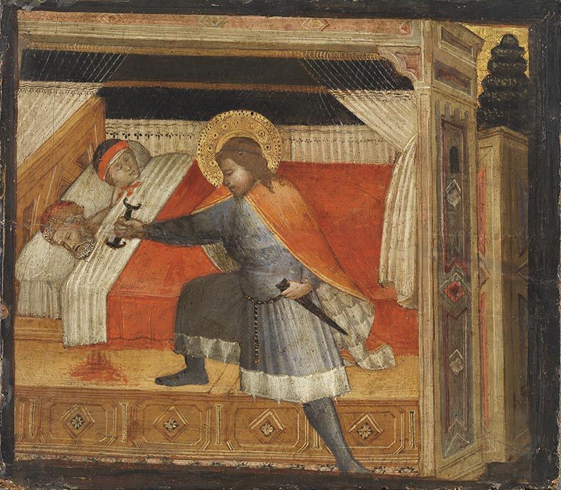 Saint Julien tuant ses parents - Agnolo Gaddi