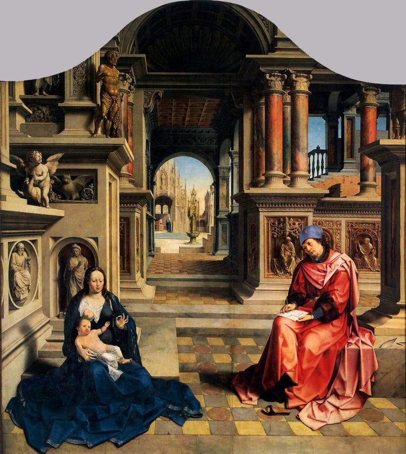 Saint Luc peignant la Vierge - Jan Gossaert