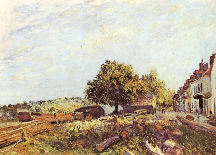 Saint-Mammès le matin - Alfred Sisley