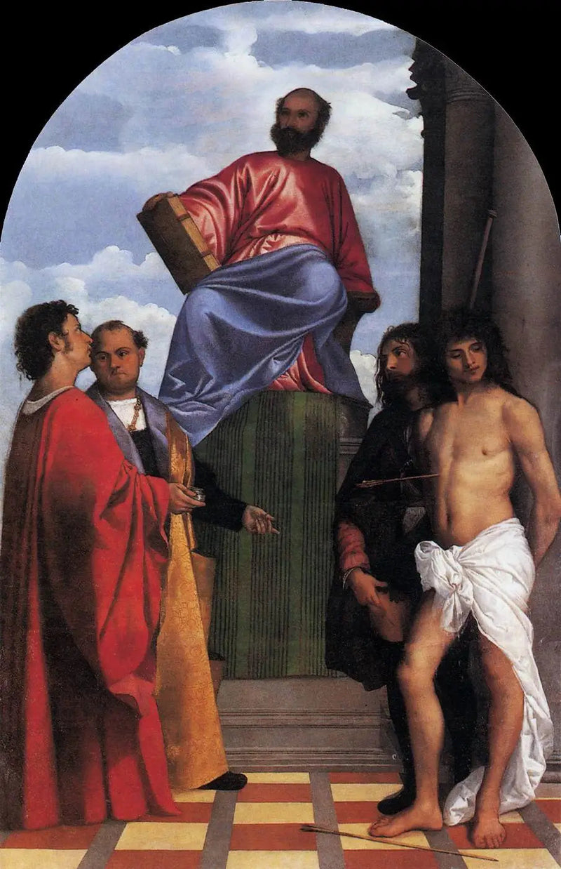 Saint Marc en majesté - Titian