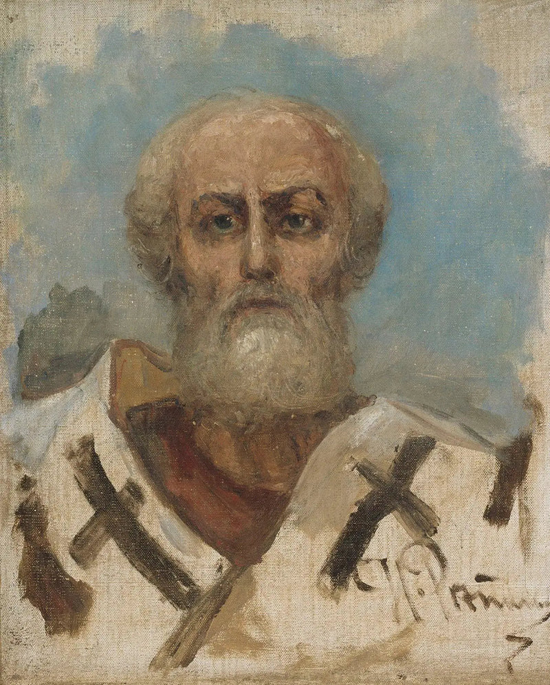 Saint Nicolas, croquis - Ilya Repin