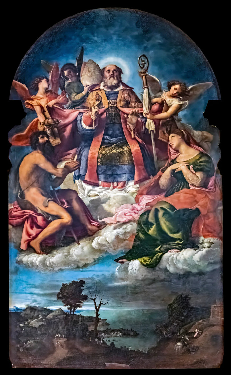 Saint Nicolas en gloire - Lorenzo Lotto