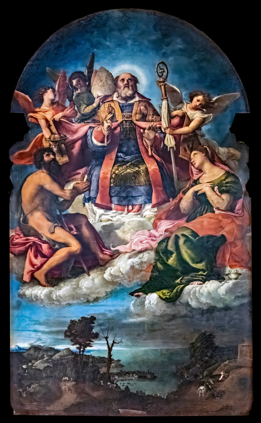 Saint Nicolas en gloire - Lorenzo Lotto