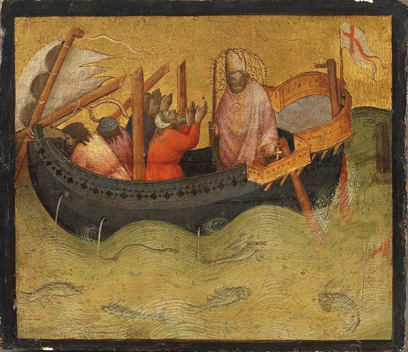 Saint Nicolas et la tempête - Agnolo Gaddi