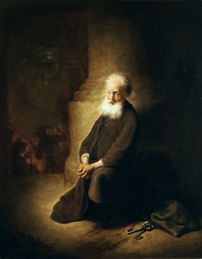 Saint-Pierre agenouillé. - Rembrandt