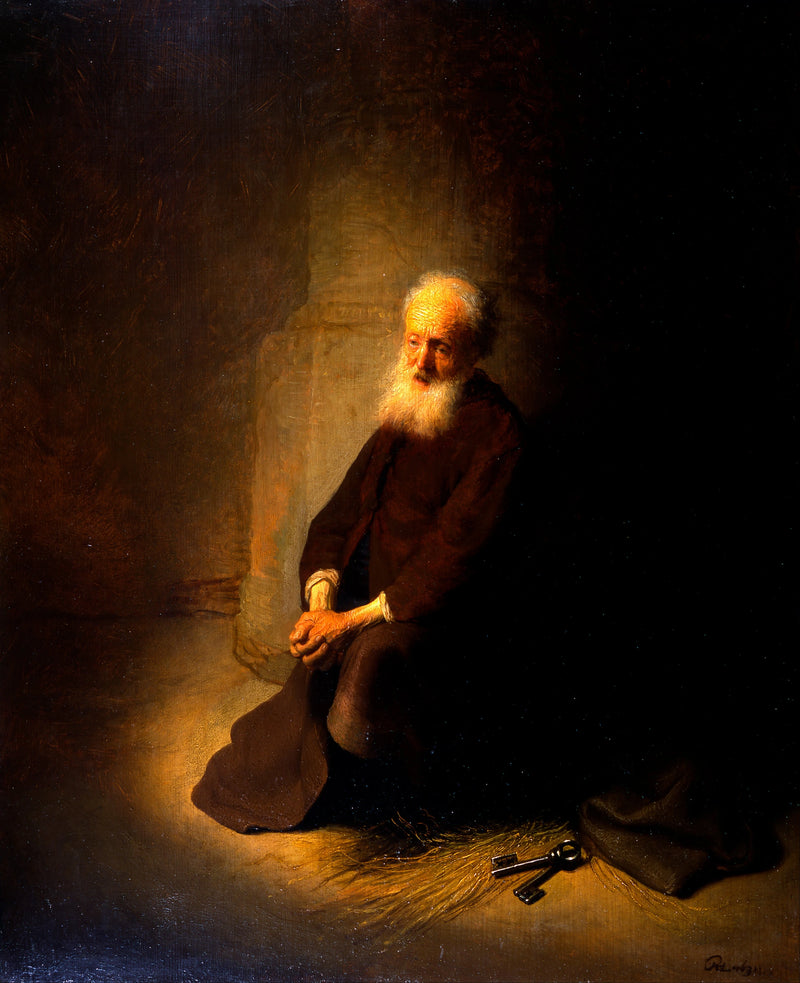 Saint Pierre en prison – Rembrandt