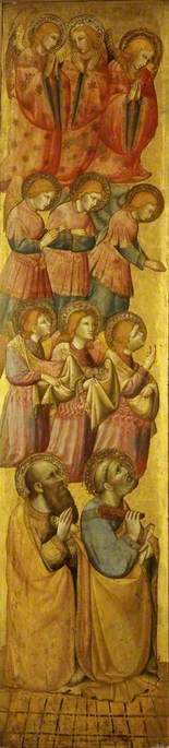 Saint Pierre et Saint Paul avec des anges - Olivuccio di Ciccarello