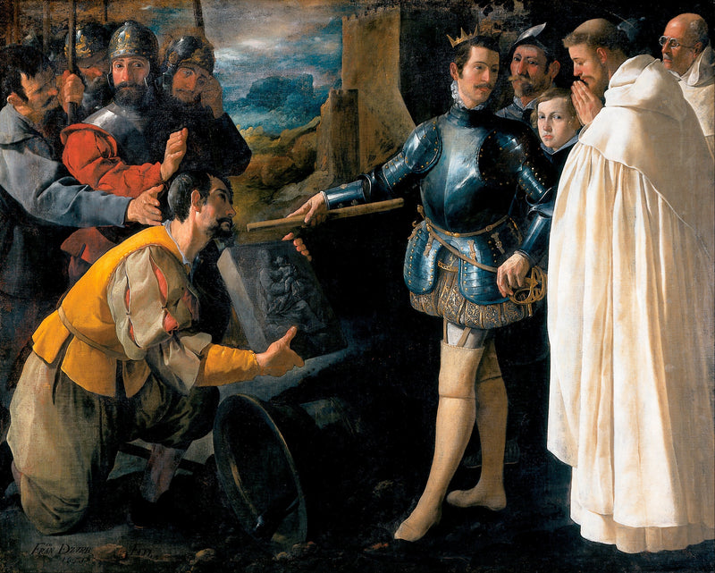 Saint Pierre Nolasco récupérant l'image de la Vierge d'El Puig - Francisco de Zurbarán
