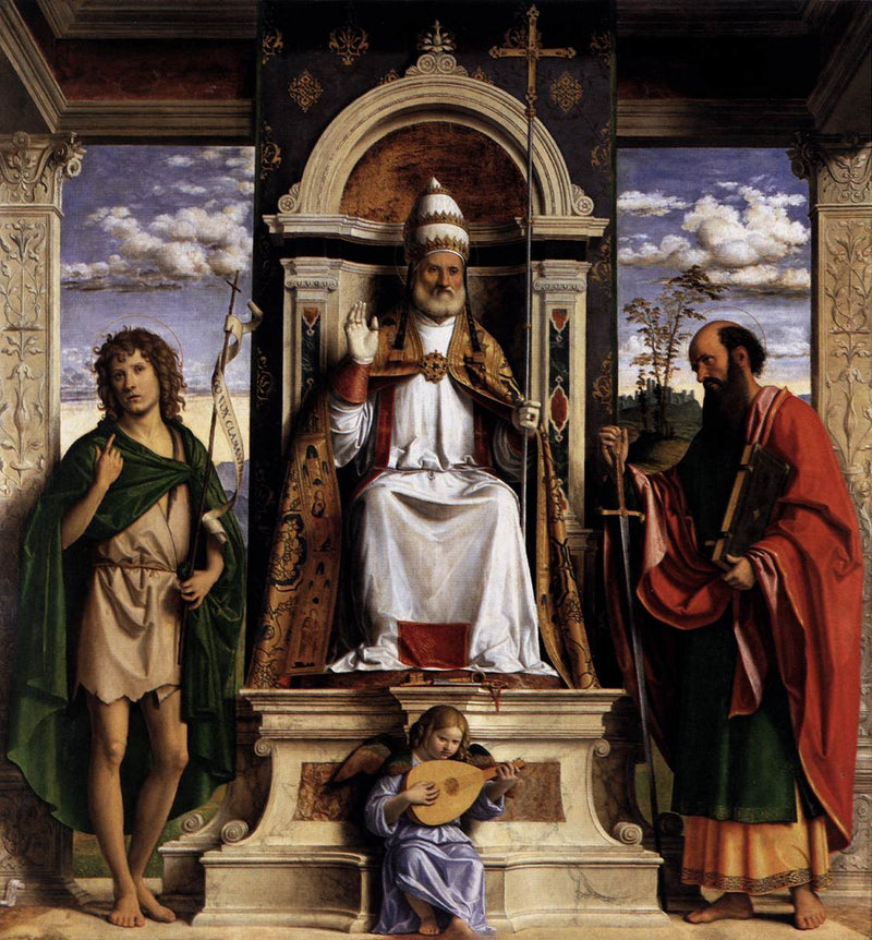 Saint Pierre trônant avec les saints - Cima da Conegliano