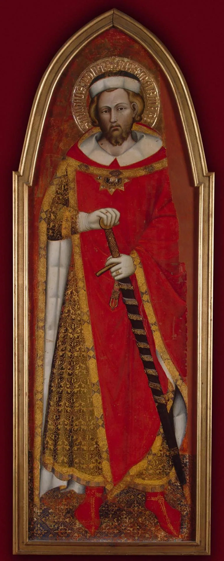 Saint Pontien (aile d'un polyptyque) - Spinello Aretino