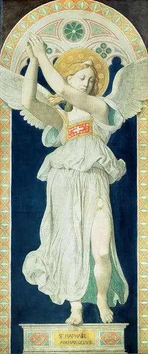 Saint Raphaël archange - Jean-Auguste-Dominique Ingres - Alpha Reproduction