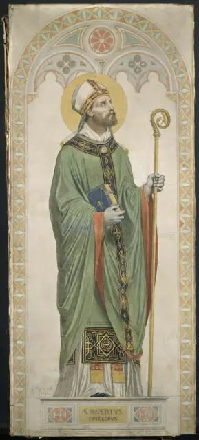 Saint Robert, ou Rupert, évêque de Worms - Jean-Auguste-Dominique Ingres