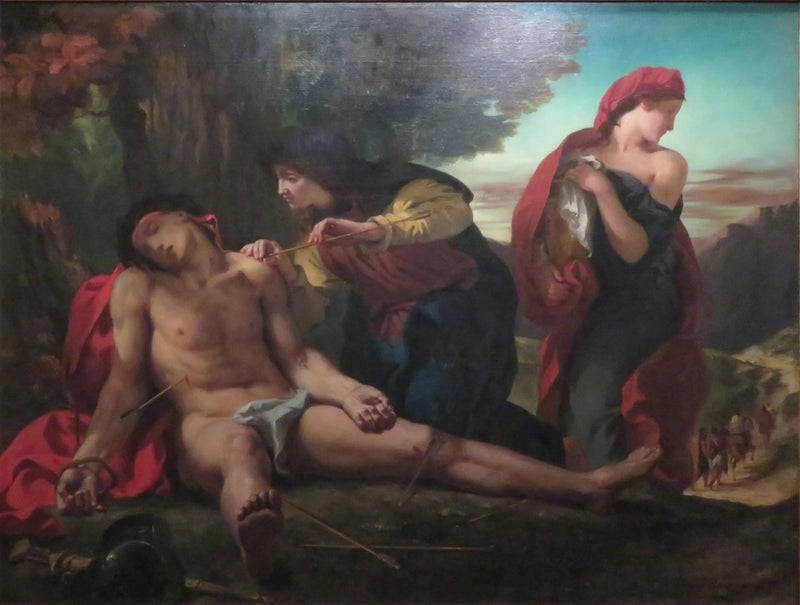 Saint Sébastien secouru par les saintes femmes - Eugène Delacroix