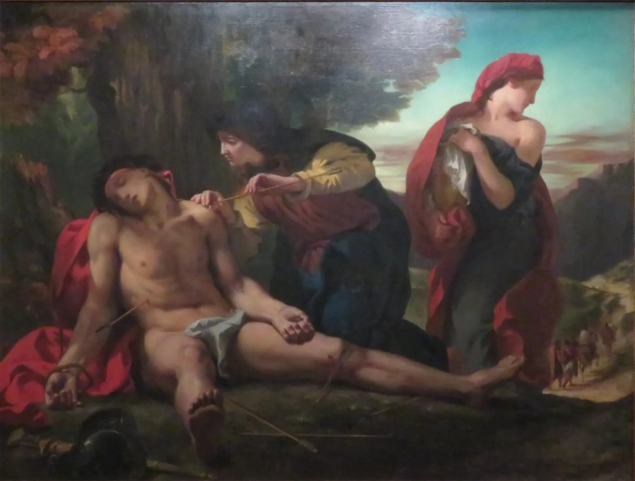 Saint Sébastien secouru par les saintes femmes - Eugène Delacroix