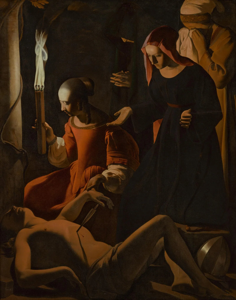 Saint Sébastien soigné par sainte Irène - Georges de La Tour