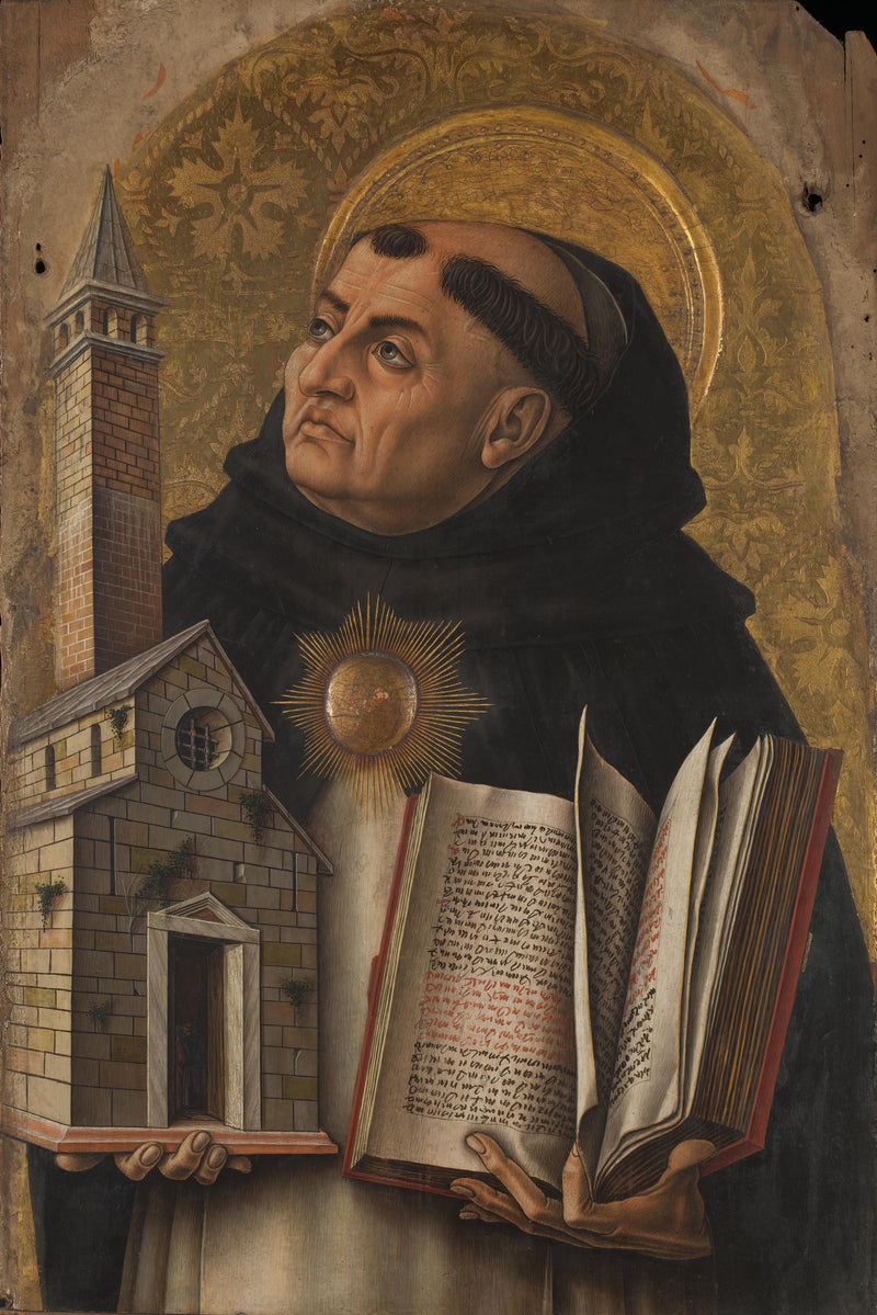 Saint Thomas d'Aquin - Carlo Crivelli