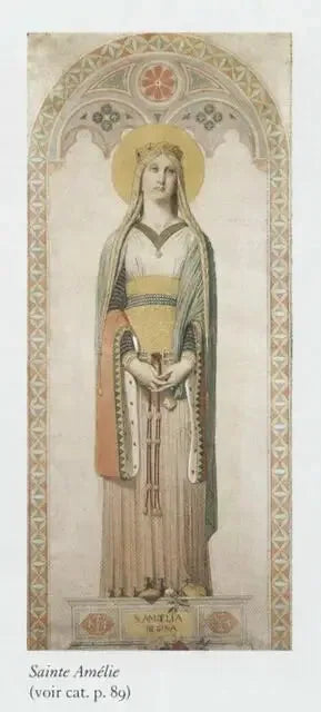 Sainte Amélie, reine de Hongrie - Jean-Auguste-Dominique Ingres