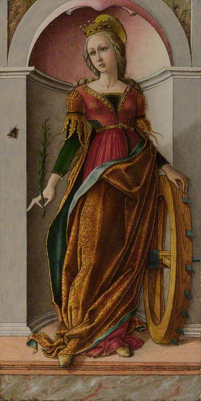 Sainte Catherine d’Alexandrie - Carlo Crivelli - Alpha Reproduction