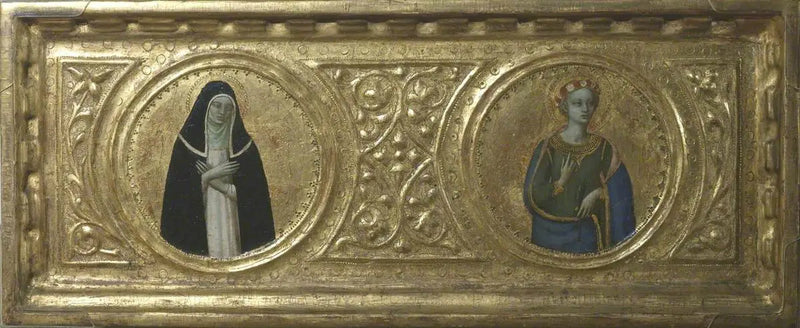 Sainte Catherine de Sienne et Sainte Cécile (prédelle, panneau de gauche) - Fra Angelico
