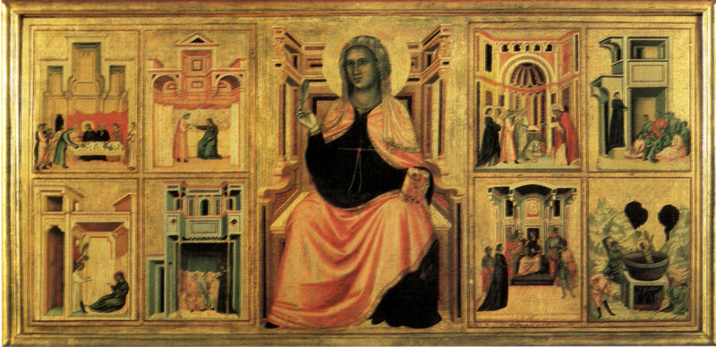 Sainte Cécile et des scènes de sa vie - Master of Saint Cecilia