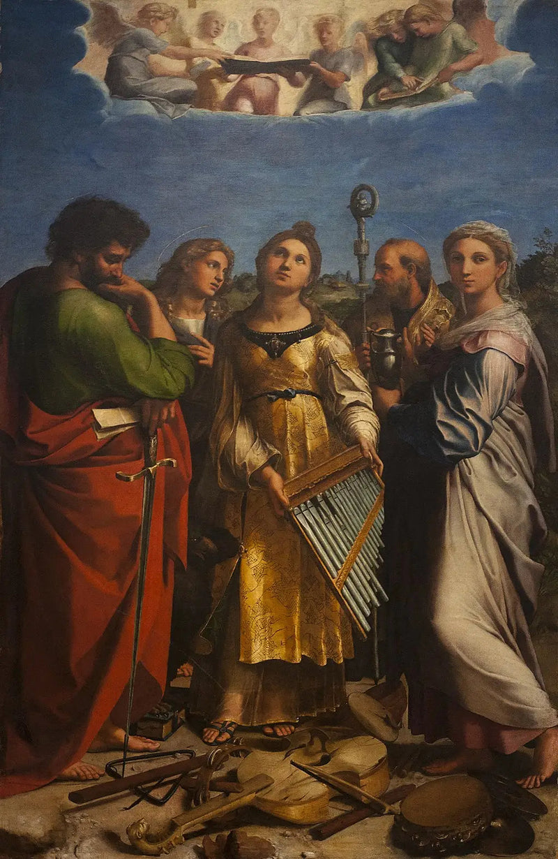 Sainte Cécile - Raphaël Sanzio