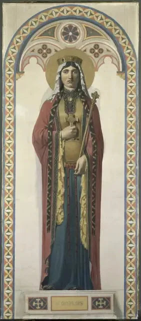 Sainte Clotilde, femme de Clovis - Jean-Auguste-Dominique Ingres