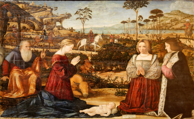 Sainte Famille et Donateurs - Vittore Carpaccio