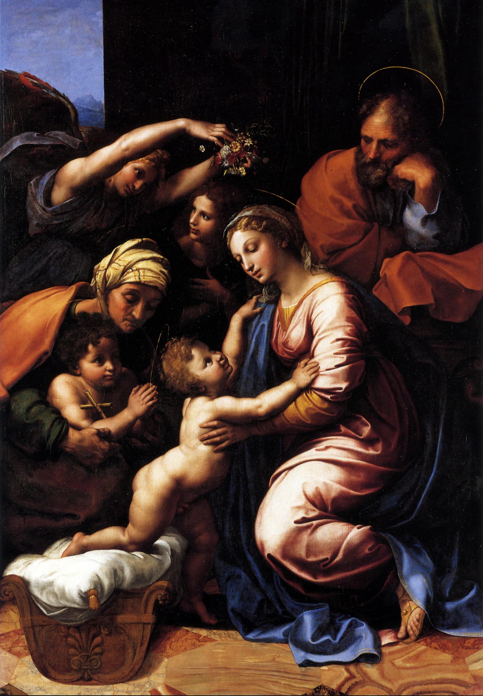 La Sainte Famille de François Ier, peinture de Raphaël