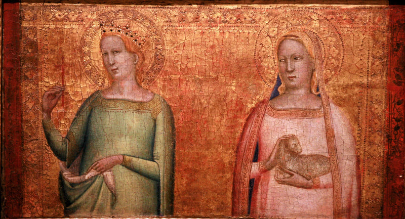 Sainte Marguerite et Sainte Agnès - Bernardo Daddi
