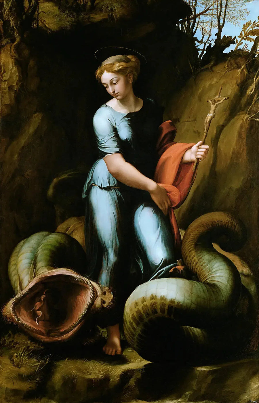 Sainte Marguerite - Raphaël Sanzio