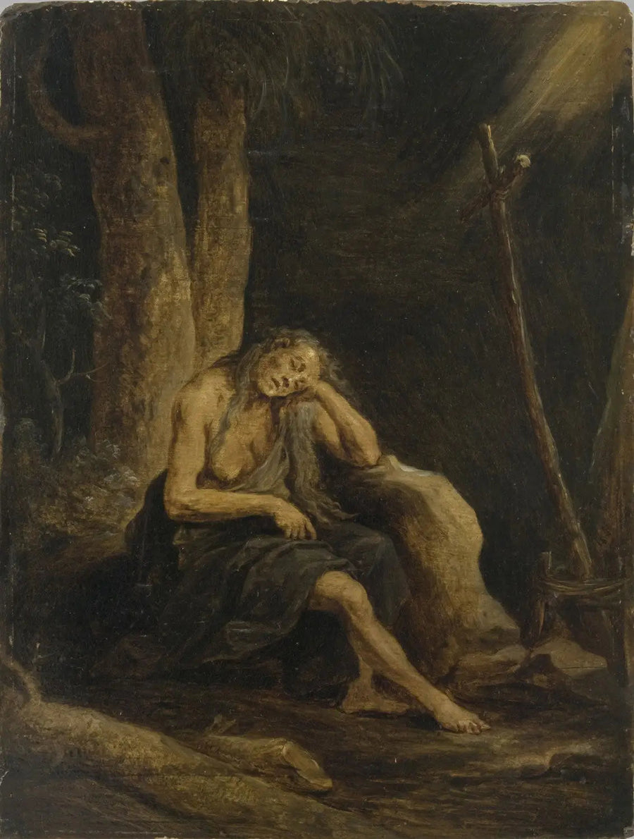 Sainte Marie d'Égypte au désert - David Teniers le Jeune