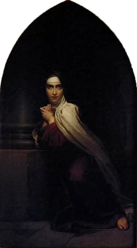 Sainte Thérèse d'Avila en prière - François Gérard image 2 reproduction d’œuvre d’art à l’huile