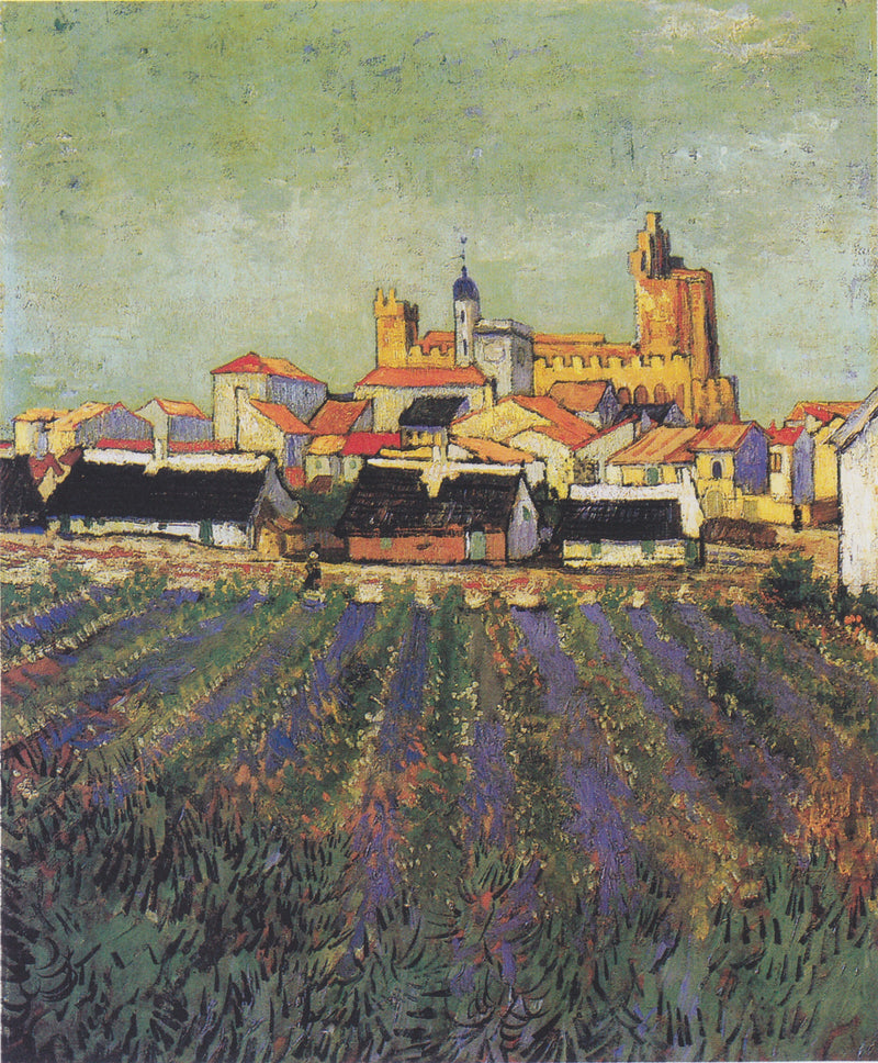 Vue des Saintes-Maries-de-la-Mer, F416 – Vincent van Gogh