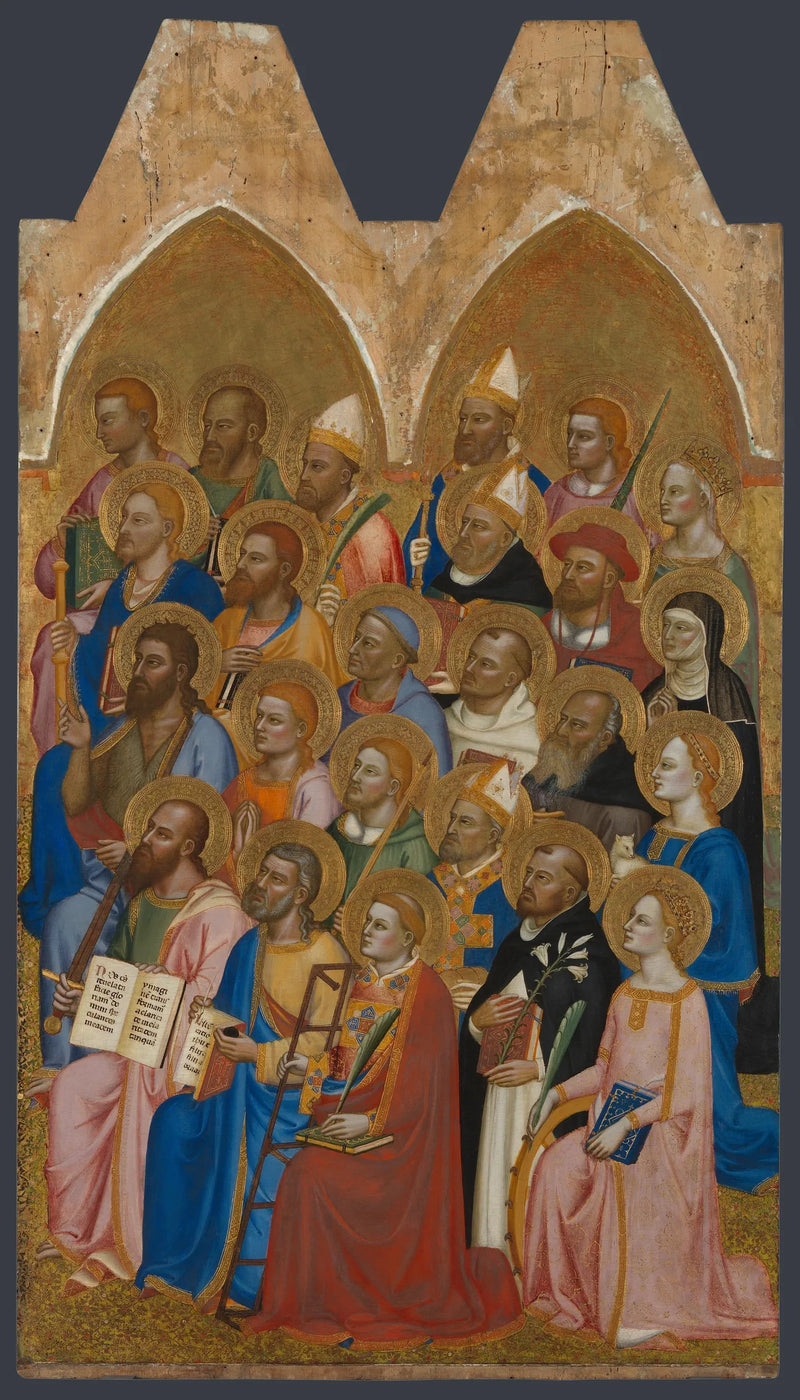 Saints adorateurs : Panneau principal droit - Jacopo di Cione