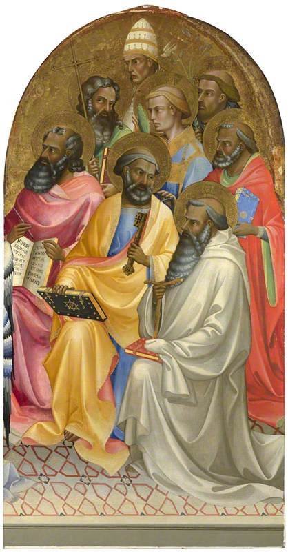 Saints adorateurs : Panneau principal droit - Lorenzo Monaco