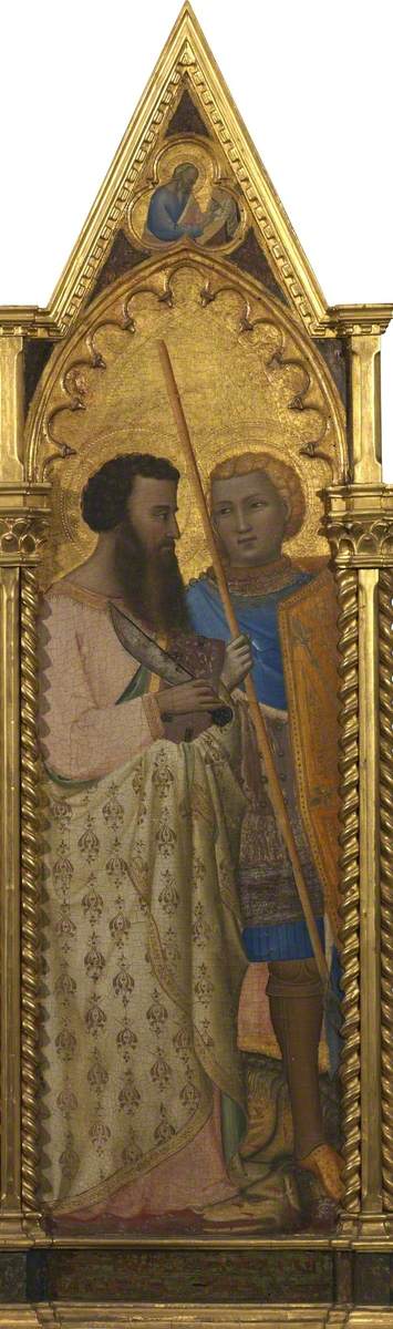 Saints Barthélemy et Georges (polyptyque, panneau 2 sur 5) - Bernardo Daddi