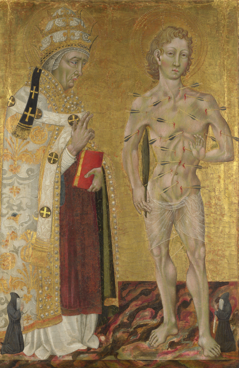 Saints Fabien et Sébastien - Giovanni di Paolo