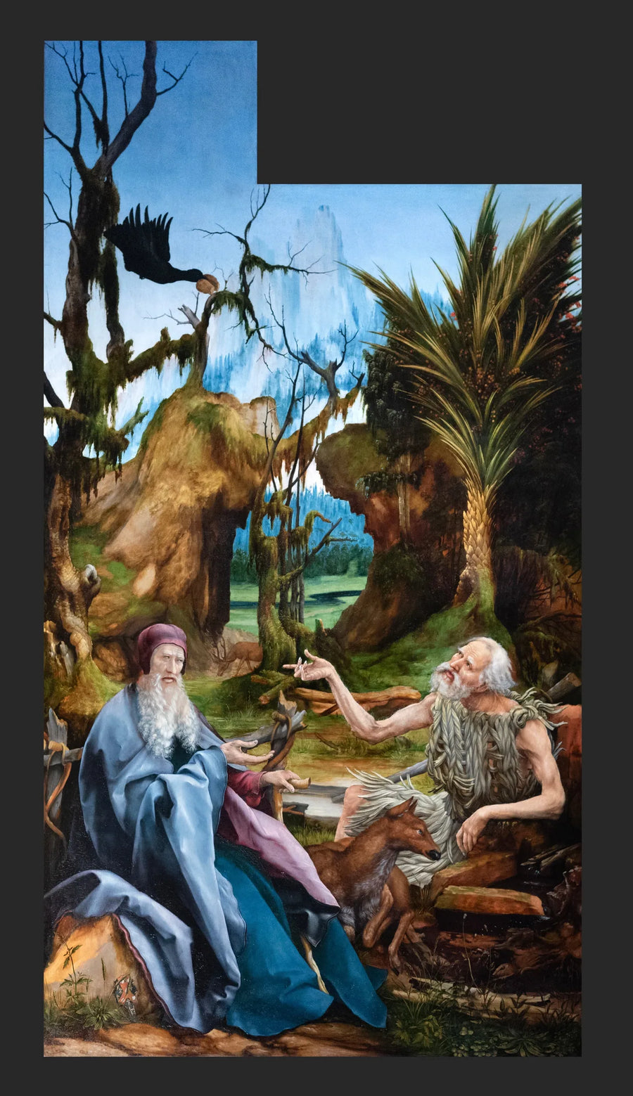 Saints Paul et Antoine dans le Désert - Matthias Grünewald