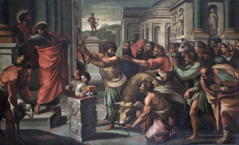 Saints Paul et Barnabé à Lystre - Raphaël Sanzio