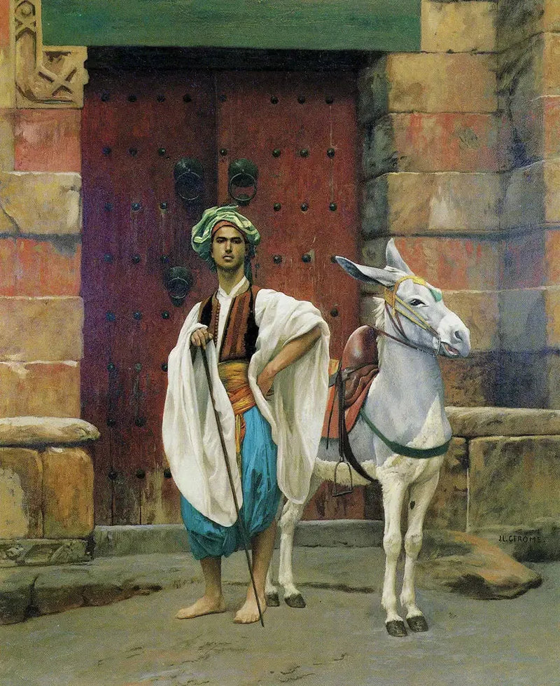 Saïs et son âne - Jean-Léon Gérôme