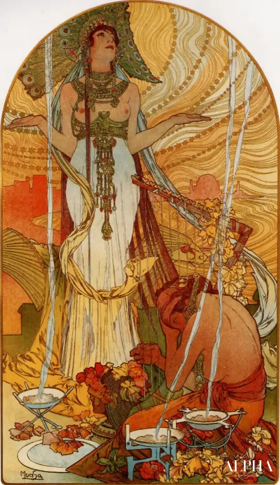 Salammbô - Mucha - Reproductions de tableaux et peintures haut de gamme