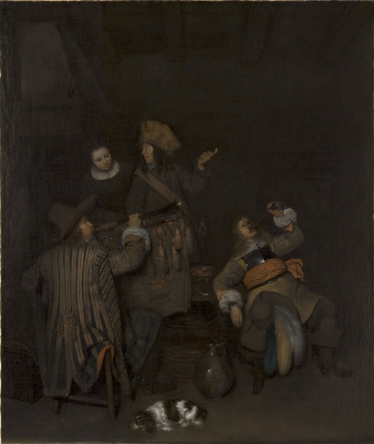 Salle de garde - Gerard ter Borch image 1 reproduction réalisée par Alpha Reproduction