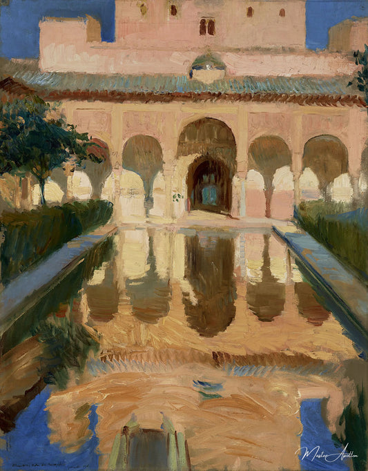 Salle des ambassadeurs, Alhambra, Grenade - Sorolla - Reproductions de tableaux et peintures haut de gamme