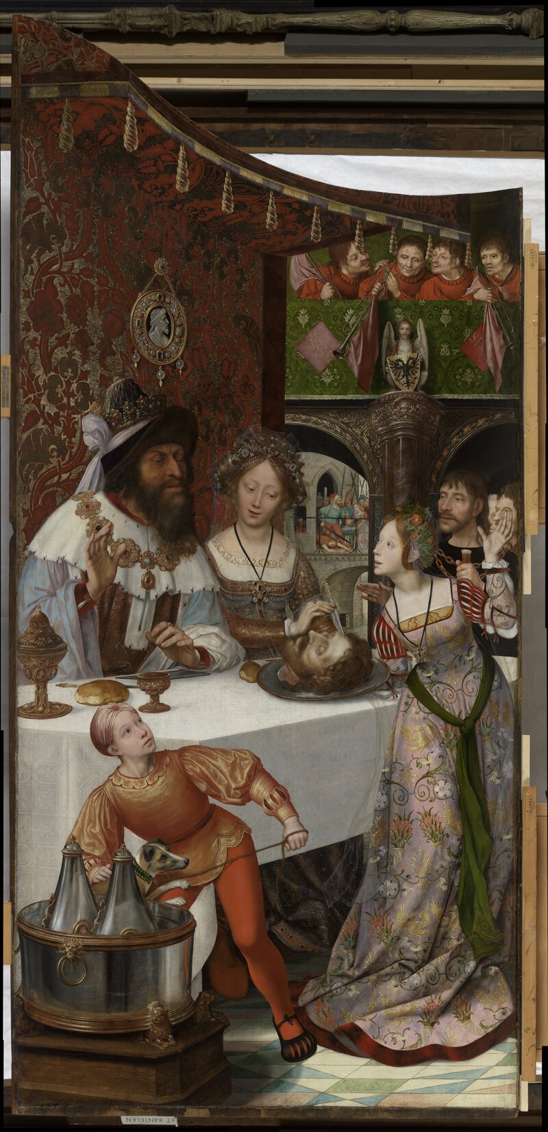 Salomé reçoit la tête de Jean-Baptiste - Quentin Metsys