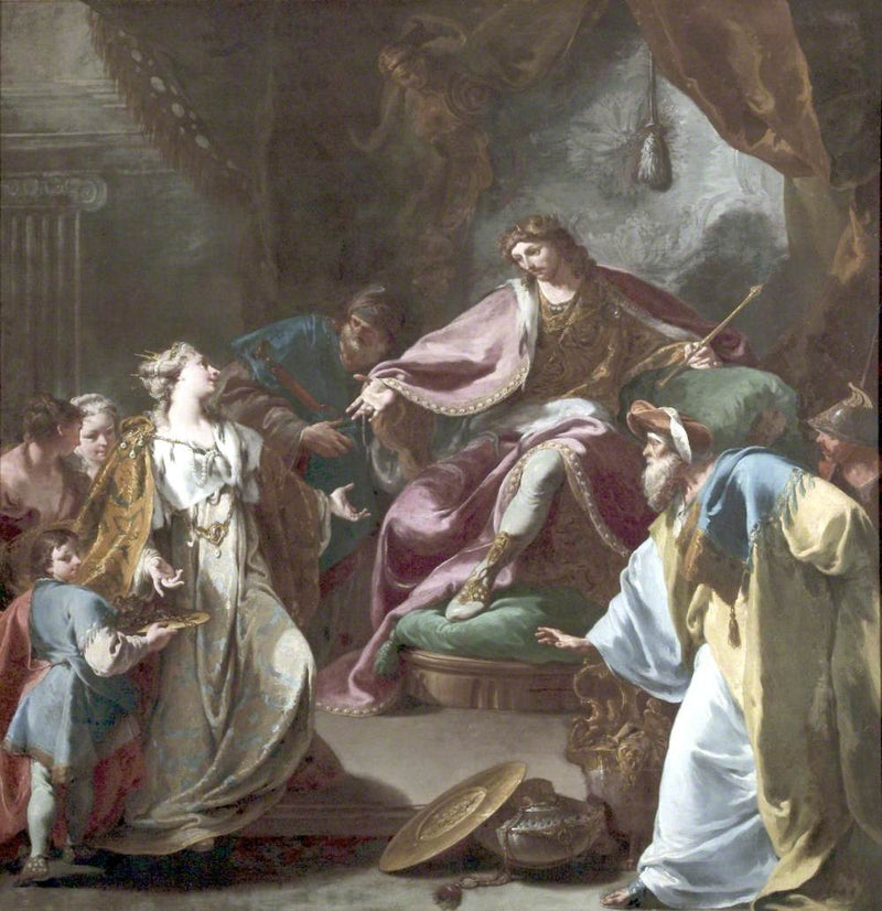 Salomon et la reine de Saba - Giovanni Battista Pittoni