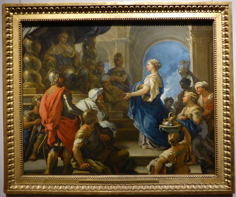 Salomon et la reine de Saba - Luca Giordano
